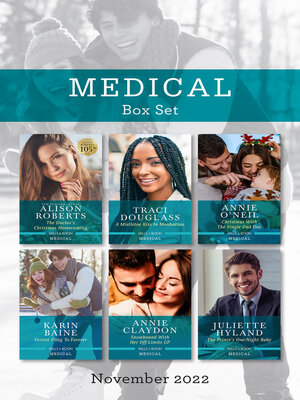 cover image of Medical Box Set Nov 2022/The Doctor's Christmas Homecoming/A Mistletoe Kiss in Manhattan/Christmas with the Single Dad Doc/Festive Fling to Fo